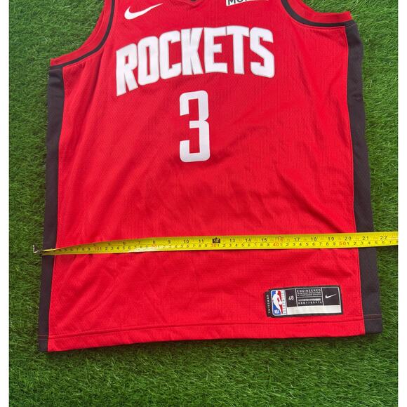 Nike NBA Houston Rockets #3 Red Dri-FIT Swingman Jersey Size 48 Men’s Sport L - Picture 5 of 5
